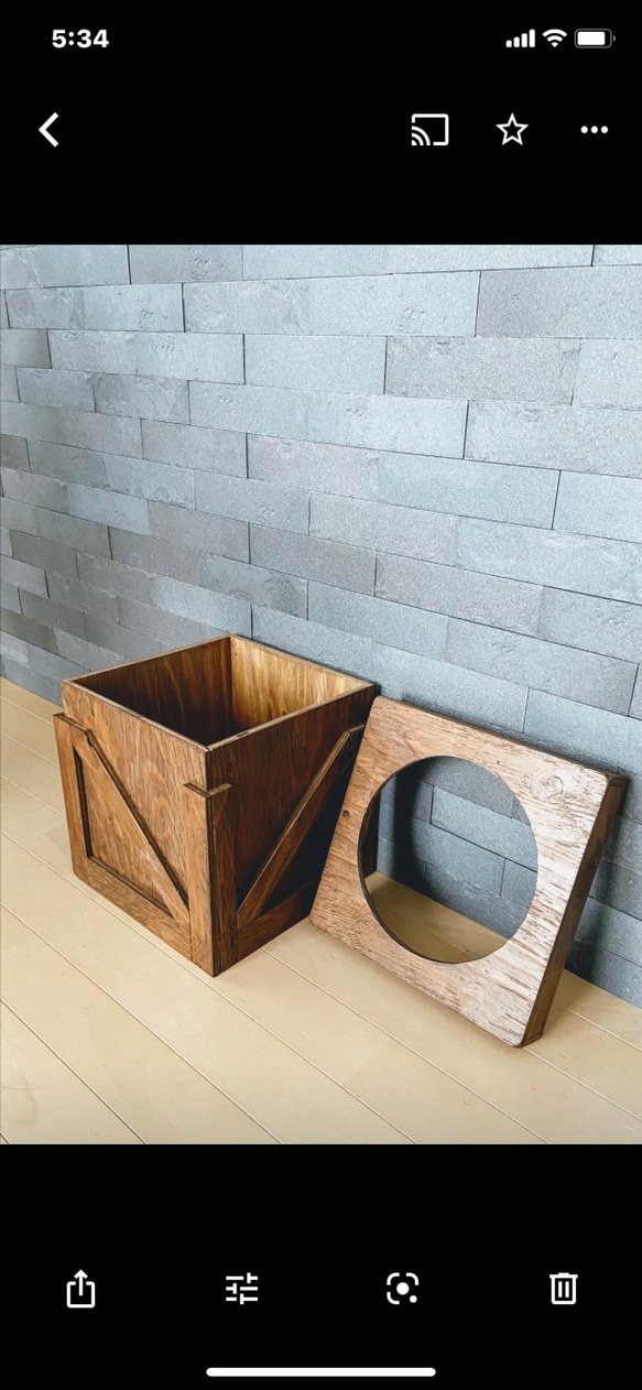 カントリー　ダストbox   観葉植物　アメリカン　ヴィンテージ 2枚目の画像