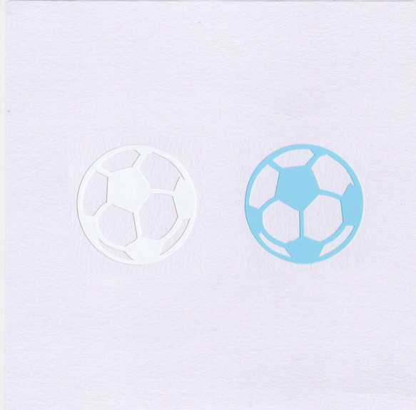 ステッカー☆サッカーボール 2枚目の画像