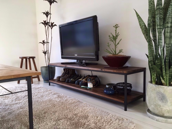 ケルト テレビ台 テレビボード アイアン パイン無垢材 ケルト テレビ