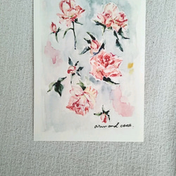 ✣ rose　花柄　ポストカード4枚セット✣ 2枚目の画像