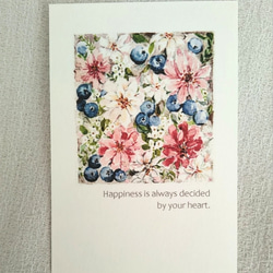 ✣ rose　花柄　ポストカード4枚セット✣ 5枚目の画像