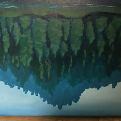 アートパネル　河童と森の湖 5枚目の画像