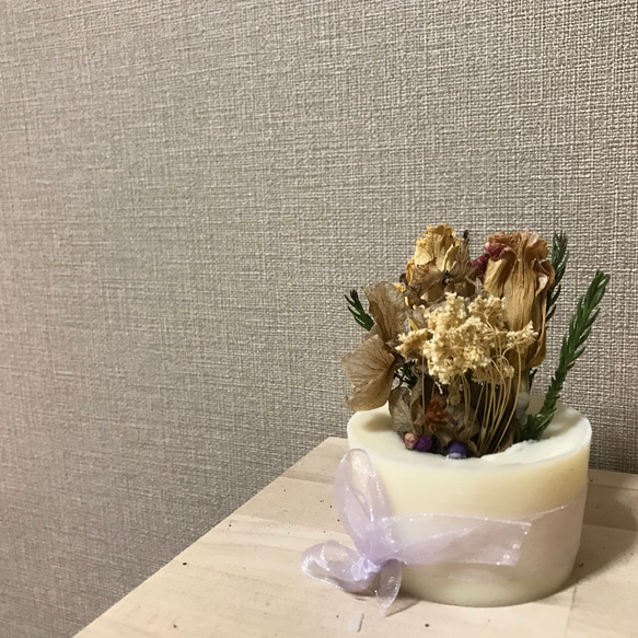 花束ワックスバーオブジェ 2枚目の画像