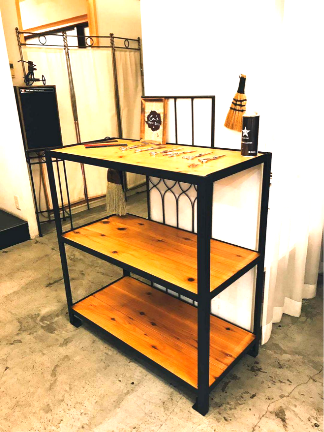 アイアンシェルフ（受注生産)棚・シェルフ・ラック