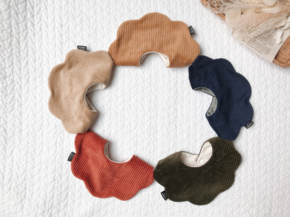 コーデュロイのもくもくスタイ スタイ・よだれかけ mama-kore 通販