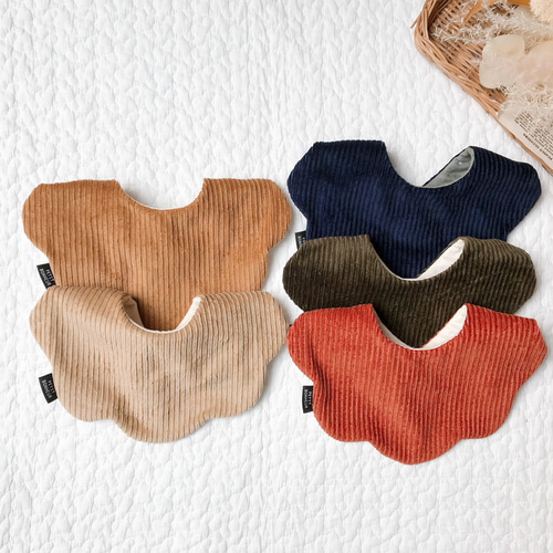 コーデュロイのもくもくスタイ スタイ・よだれかけ mama-kore 通販