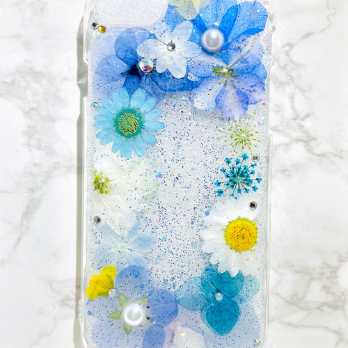 iPhoneケース､iPhoneカバー､押し花ケース､押し花､スマホケース､押し  