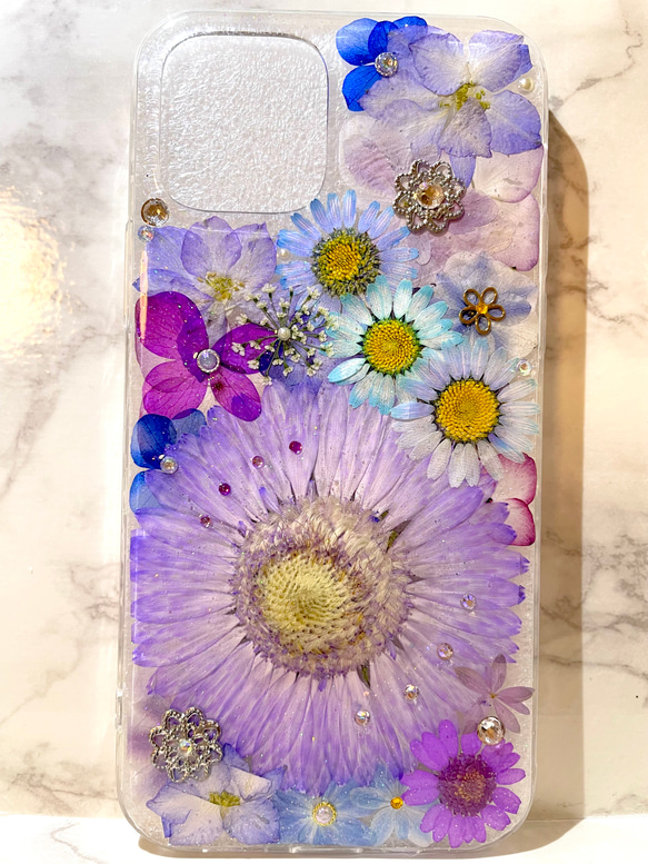 iPhoneケース､iPhoneカバー､押し花ケース､押し花､スマホケース､押し  