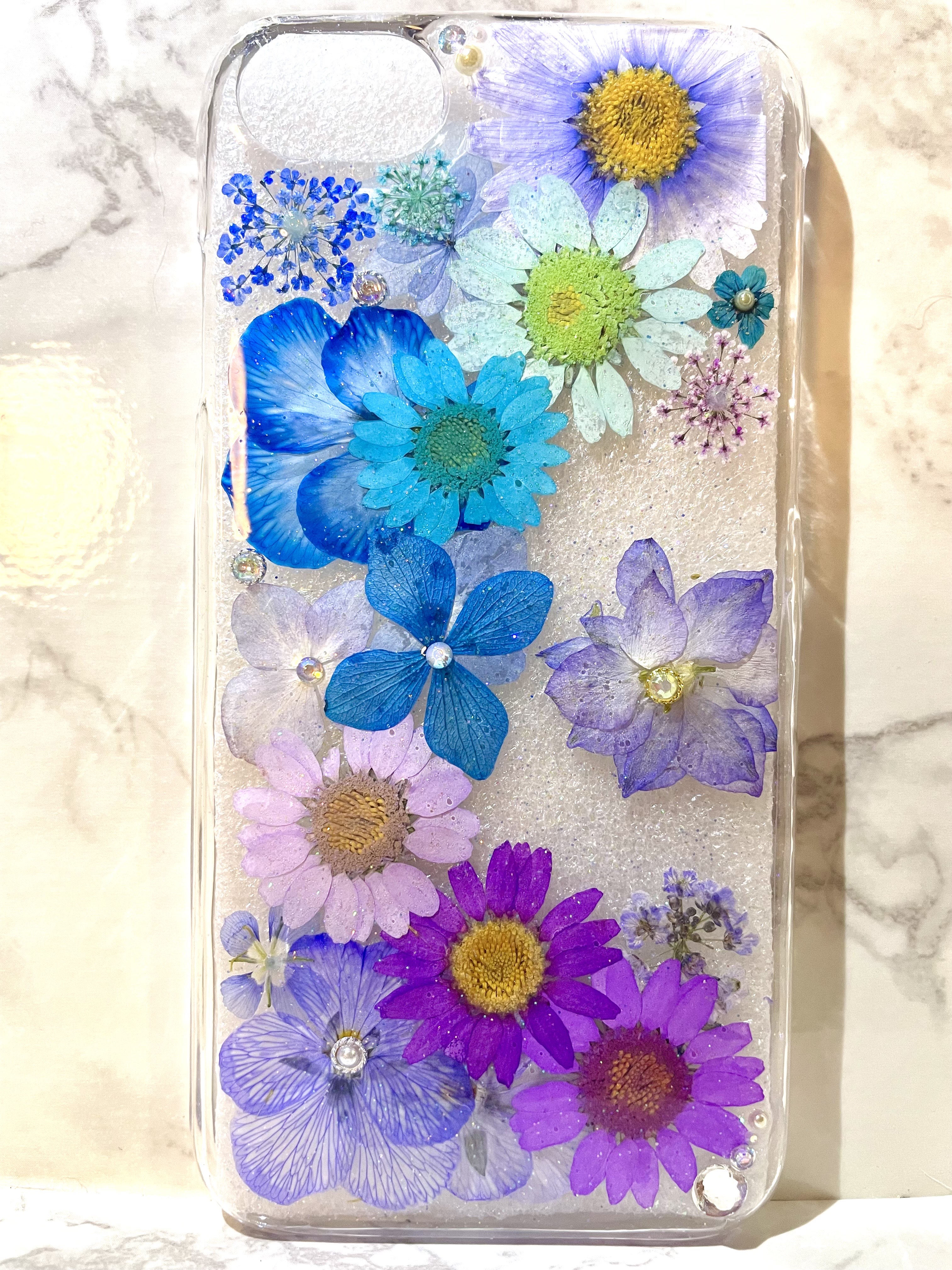 iPhoneケース､iPhoneカバー､押し花ケース､押し花､スマホケース､押し 