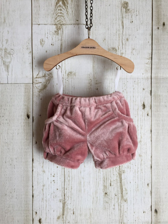 テディベアのお洋服【Lサイズ】　バルーンパンツ(ピンク) 2枚目の画像