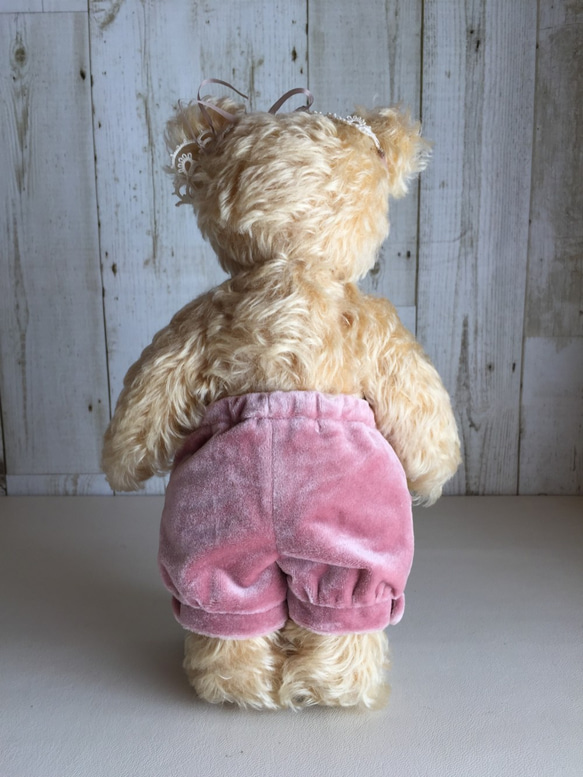 テディベアのお洋服【Lサイズ】　バルーンパンツ(ピンク) 4枚目の画像