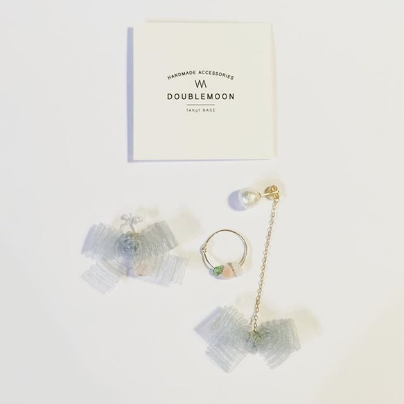 【14Kgf】 DOUBLEMOON BIRTH STONE//LINK ACCESSORY誕生石のアクセサリー参考価格 3枚目の画像