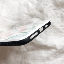 《受注生産》強化ガラス製 iPhoneケース【bloom】iPhoneカバー 花柄 iPhone15 他全機種対応 5枚目の画像