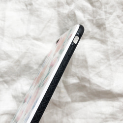 《受注生産》強化ガラス製 iPhoneケース【bloom】iPhoneカバー 花柄 iPhone15 他全機種対応 6枚目の画像
