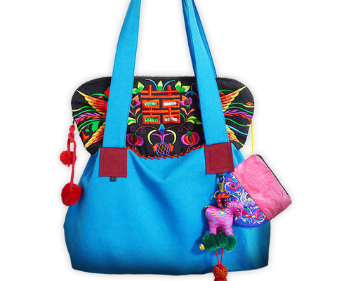 中国少数民族刺繍トートバッグ☆送料無料☆ ハンドバッグ Mia 通販