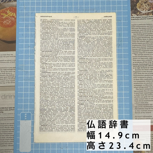 コラージュ・デコ用 洋書 切り離し 6種類 計34枚セット 2枚目の画像