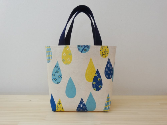 むにゅ プクプク ハンドメイド トートバッグ HAPPYミニトートバッグ♪ （しずくちゃんB） トートバッグ T&P夢工房