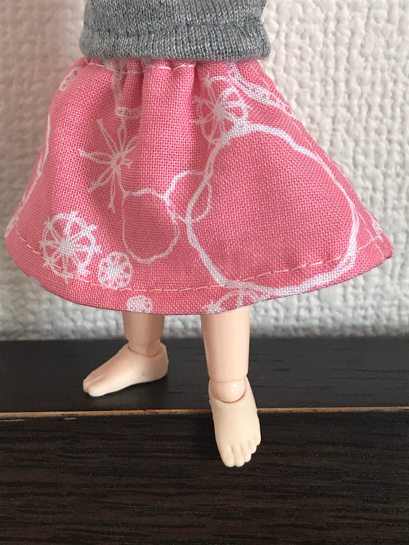 オビツ11 ミモレ丈のskirt 2枚目の画像