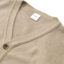 洗えるカシミヤカーディガン(beige) size3 4枚目の画像