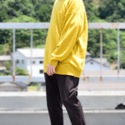 洗えるカシミヤニット(mustard) size3 1枚目の画像