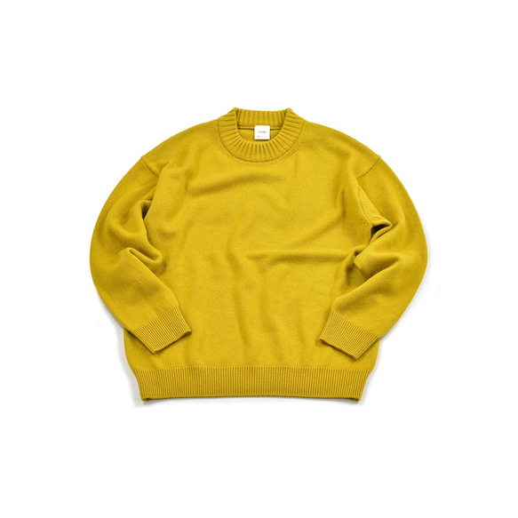 洗えるカシミヤニット(mustard) size3 2枚目の画像