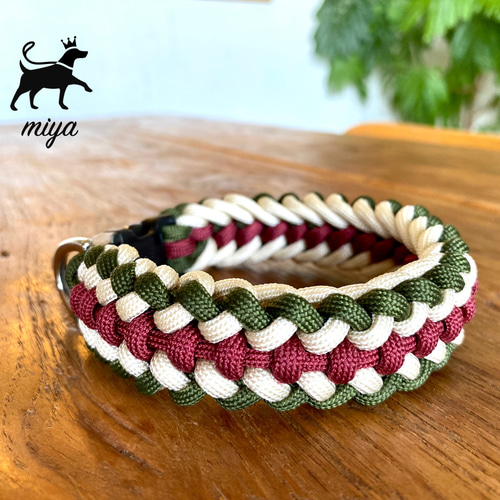 パラコード ステッチ首輪