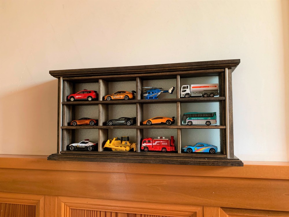 トミカ棚 12段 tower タワー 山崎実業 ミニカー レールトイ ラック プラレール