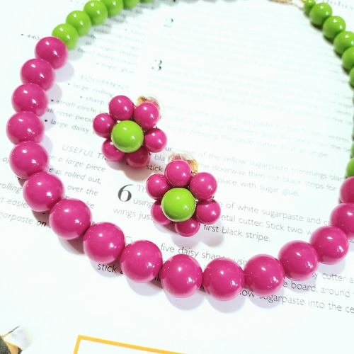 レトロポップなアクセサリーセット(PK) ネックレス・ペンダント p.m.