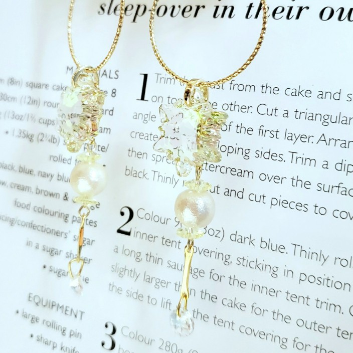 snowflakeイヤリング(GN)