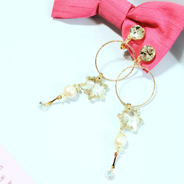 snowflakeイヤリング(GN)