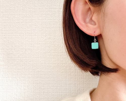 CLEAR HOOP EARRINGS/クリアフープピアス｜WOMEN｜250GSC56-147C