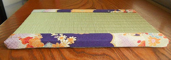 ちりめんミニ畳～紫縁～ 2枚目の画像
