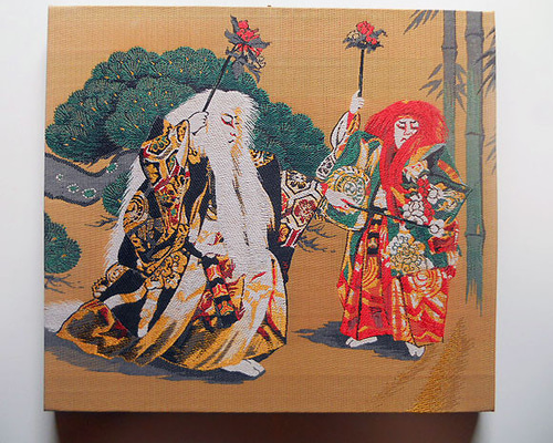 ビンテージファブリックパネル 花菱（紺） 1_d2c8cdd7cc90924e8b6b85b6a3ed