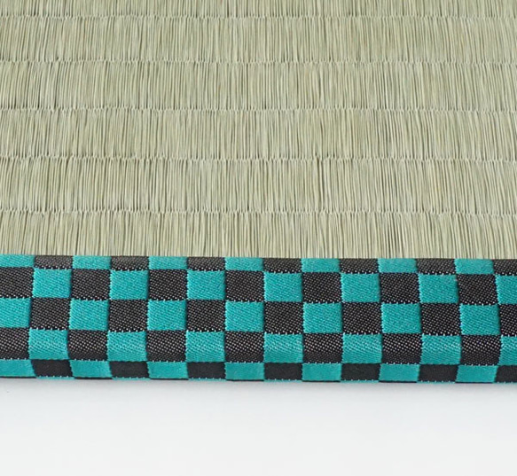 装飾ミニ畳～市松 緑と黒～ 4枚目の画像