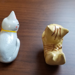 にゃんこ兄妹の猫の箸置き 2枚目の画像