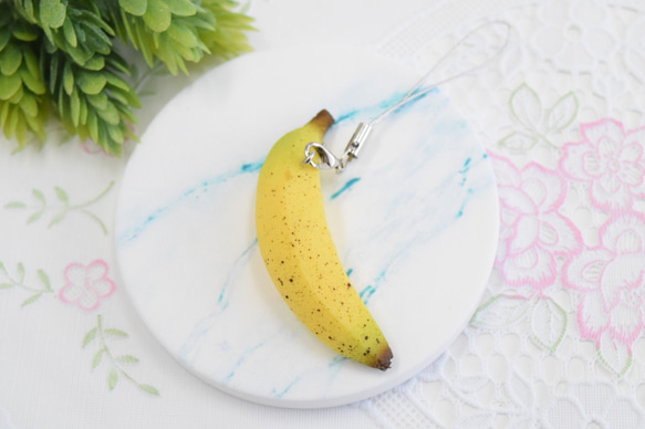 食品サンプル バナナ ストラップ 3枚目の画像