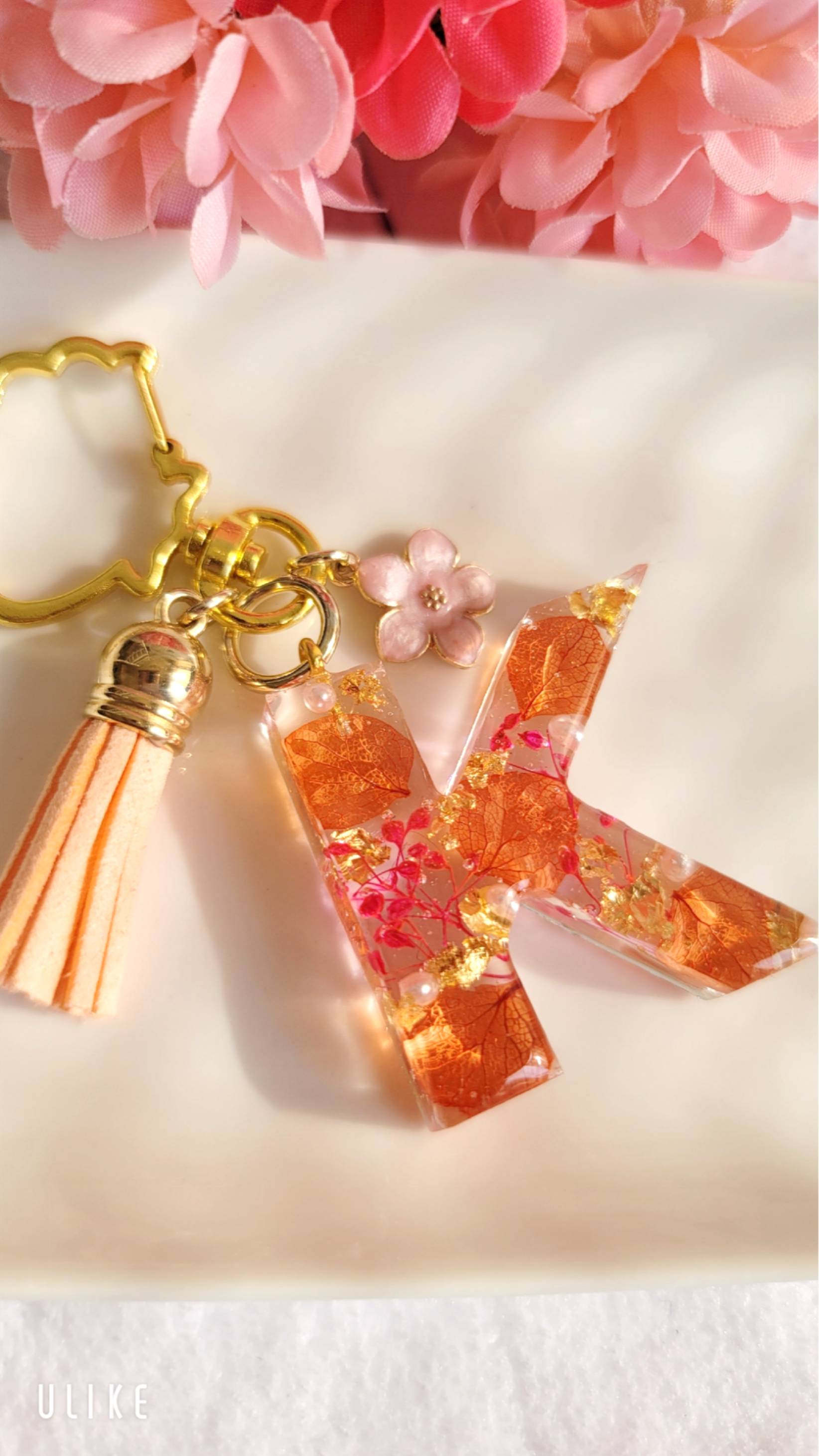 （オレンジ） おはなさんキーホルダー◎ S*Y様