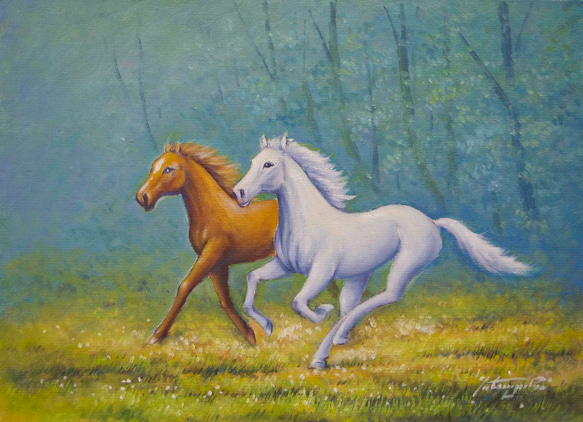 槍林駿馬 絵画 tatsuyuki 通販 322182｜Creema(クリーマ)