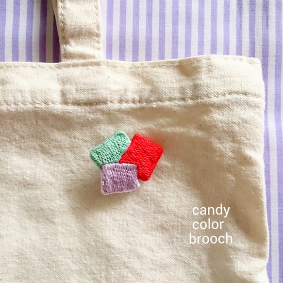 『candy color』ブローチ 1枚目の画像