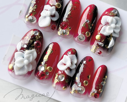 優しいお花のネイルチップ 成人式ネイルチップ 和装 七五三 お詣り 和柄ネイル 749542743.286223-2-1024x1024.jpeg