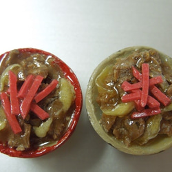 フェイクフード☆牛丼2個セット 2枚目の画像