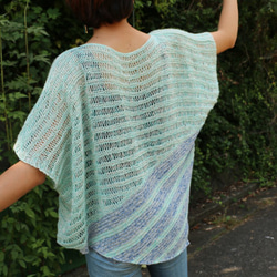 Miko 涼　竹繊維と麻の糸で編んだサマーニット 3枚目の画像