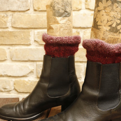 Red Wine Boots Toppers 4枚目の画像