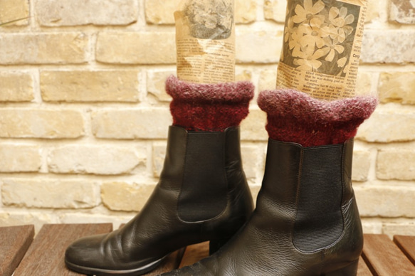 Red Wine Boots Toppers 4枚目の画像