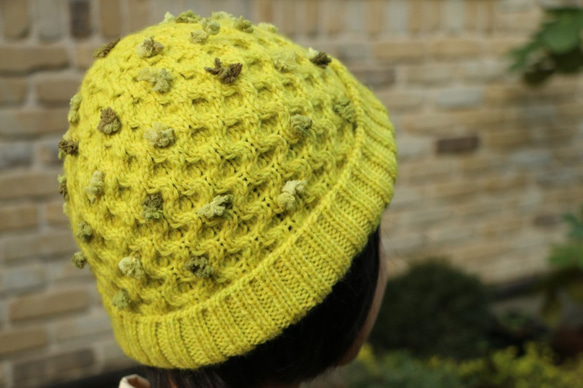 Buttercup 黄緑の帽子 6枚目の画像