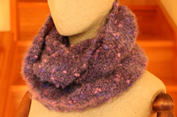 Purple Pink Bubbling Snood 6枚目の画像