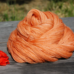 Kincha  手染めの極細毛糸　レース編みに最適　80% Extra Fine Merino + 20% Silk 2枚目の画像