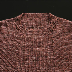 Delilah　脱ぎ着がとっても楽な手染めの総ゴム編みのベスト　　S size 5枚目の画像