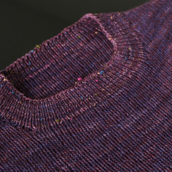 Delilah　脱ぎ着がとっても楽な手染の総ゴム編みのベスト　M size 3枚目の画像