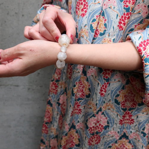 BEADS 古代ガラス大粒 ブレスレット(OG14) ブレスレット